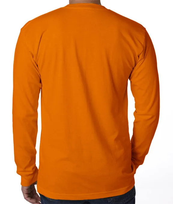 1730 - Bayside Adult Long-Sleeve Pocket T-Shirt