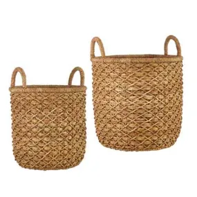 22 Woven Handled Baskets - Set of 2 *In-store Pickup Only*