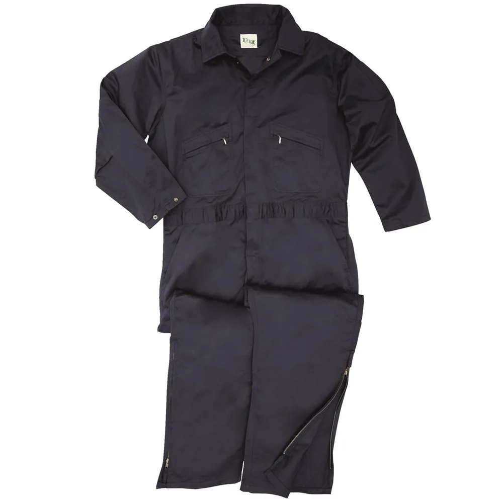 995.41 Deluxe Unlined Coverall, Zipper to Knee, Long Sleeve