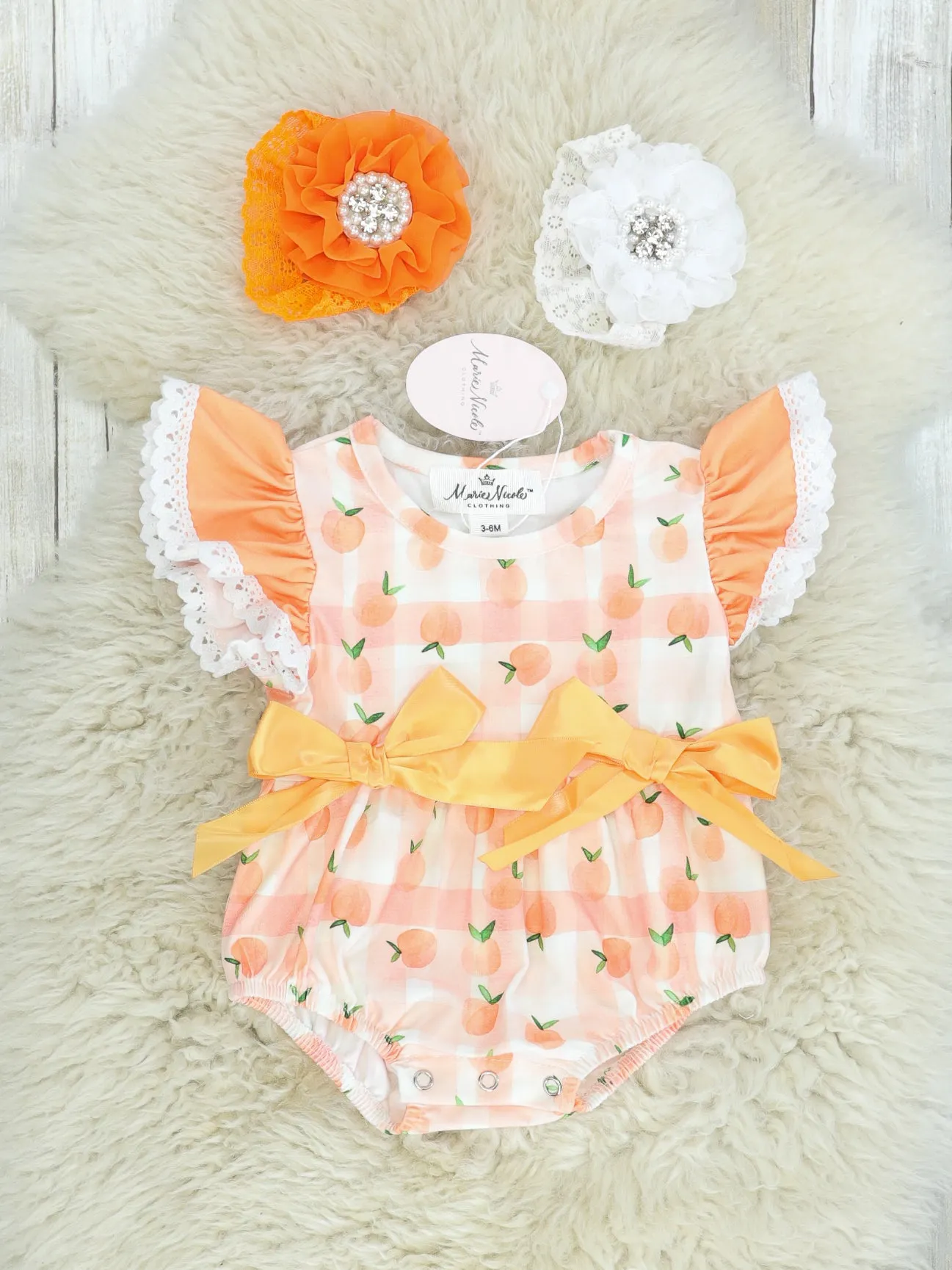 Apricot Bow Bubble