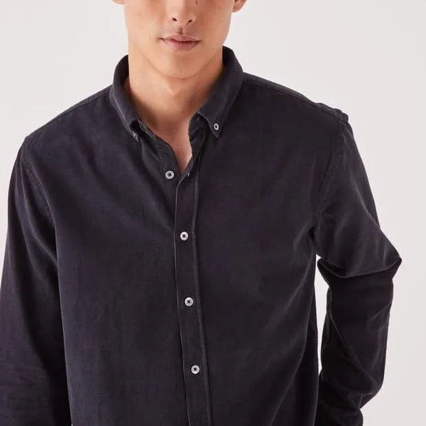 Assembly Label Cord Long Sleeve Shirt - True Navy