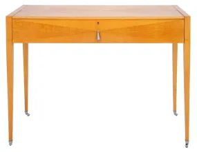 Baker Furniture Parquetry Maple Console Desk