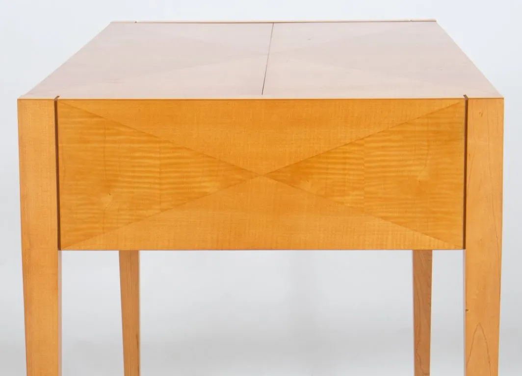 Baker Furniture Parquetry Maple Console Desk