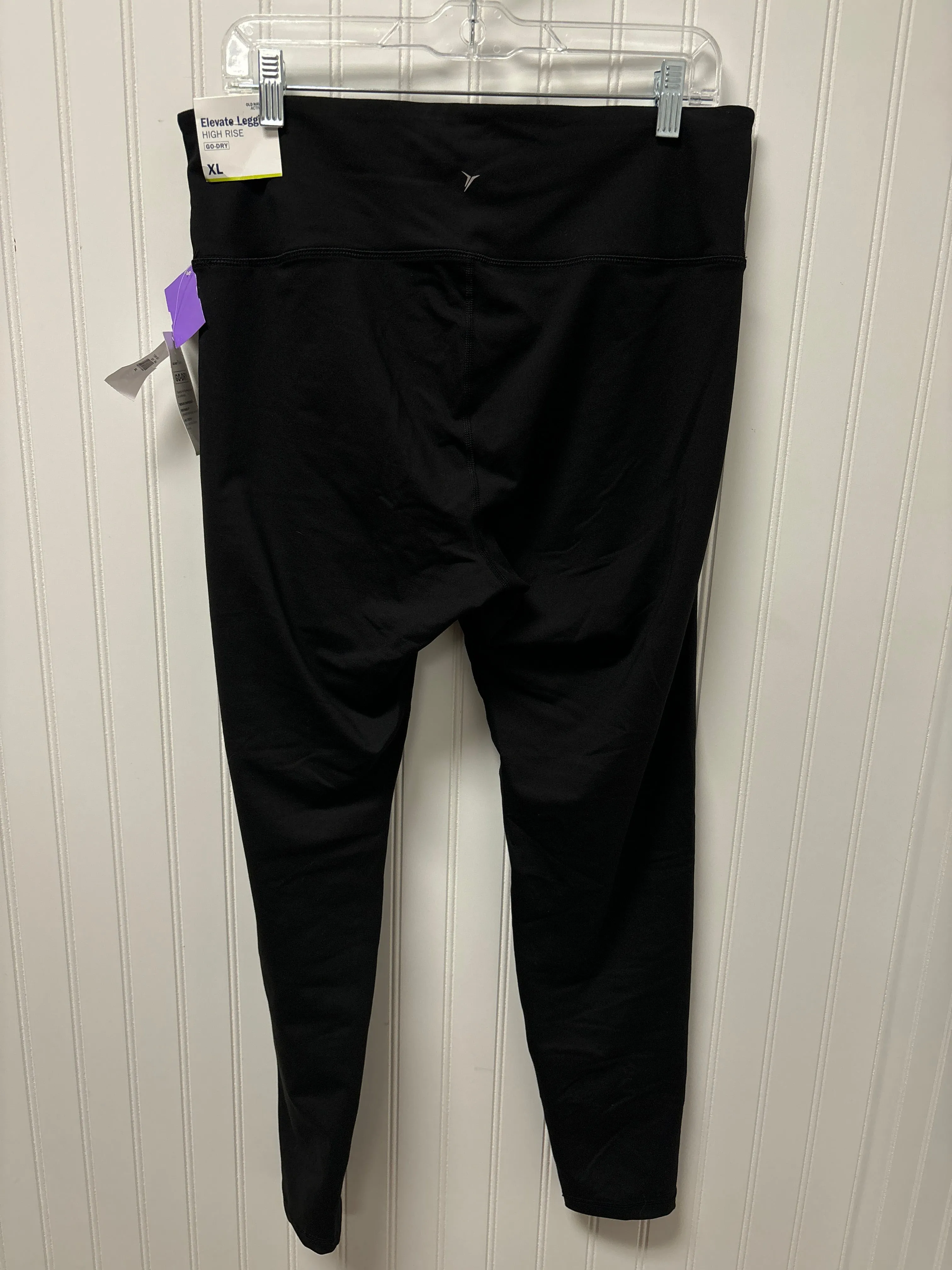 Black Athletic Leggings Old Navy, Size Xl