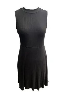 Black Dress Casual Midi Old Navy, Size S