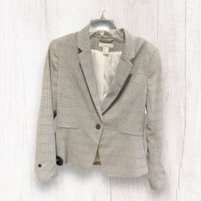 Blazer By H&m In Plaid Pattern, Size: 8