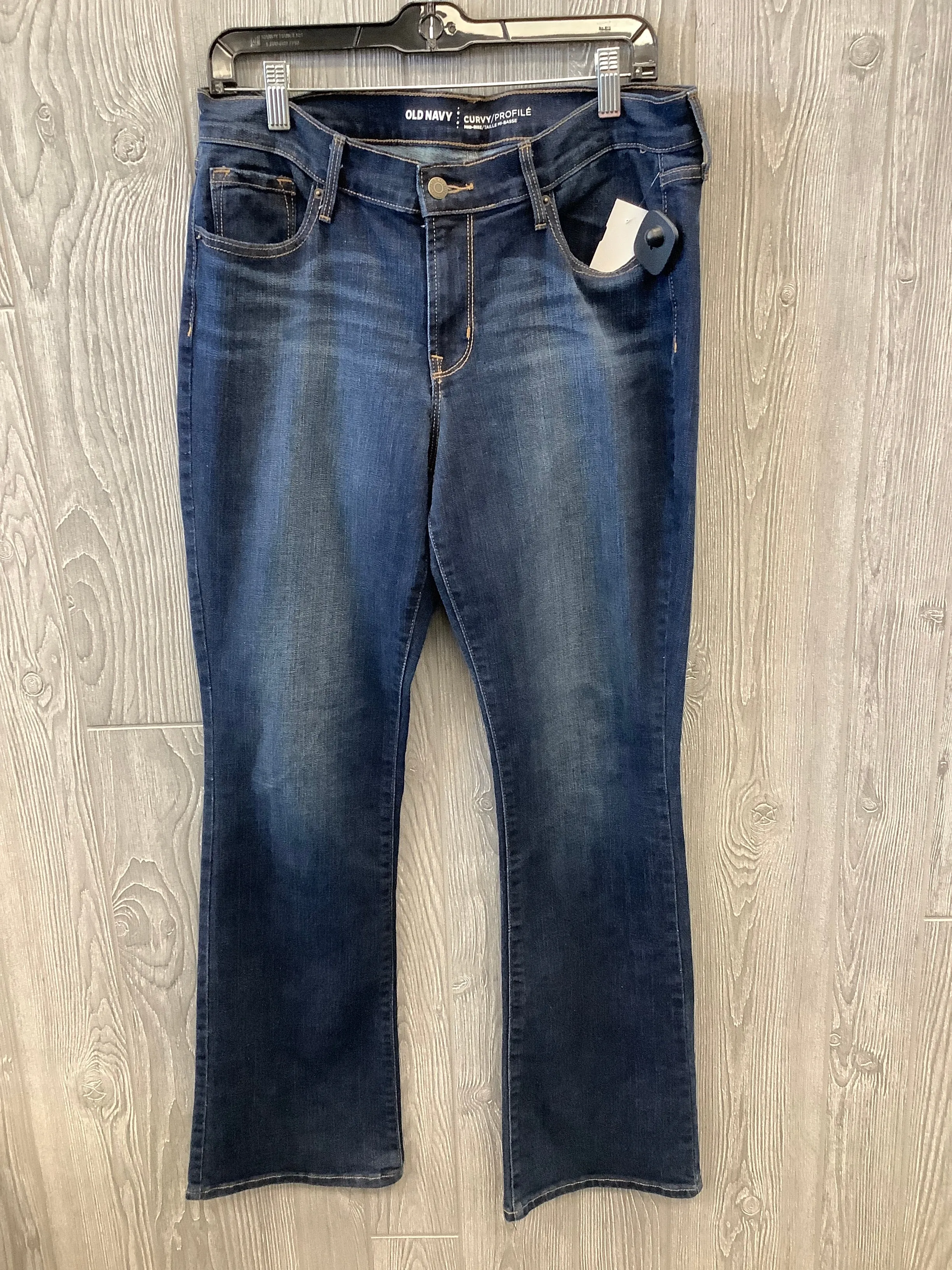 Blue Denim Jeans Straight Old Navy, Size 10