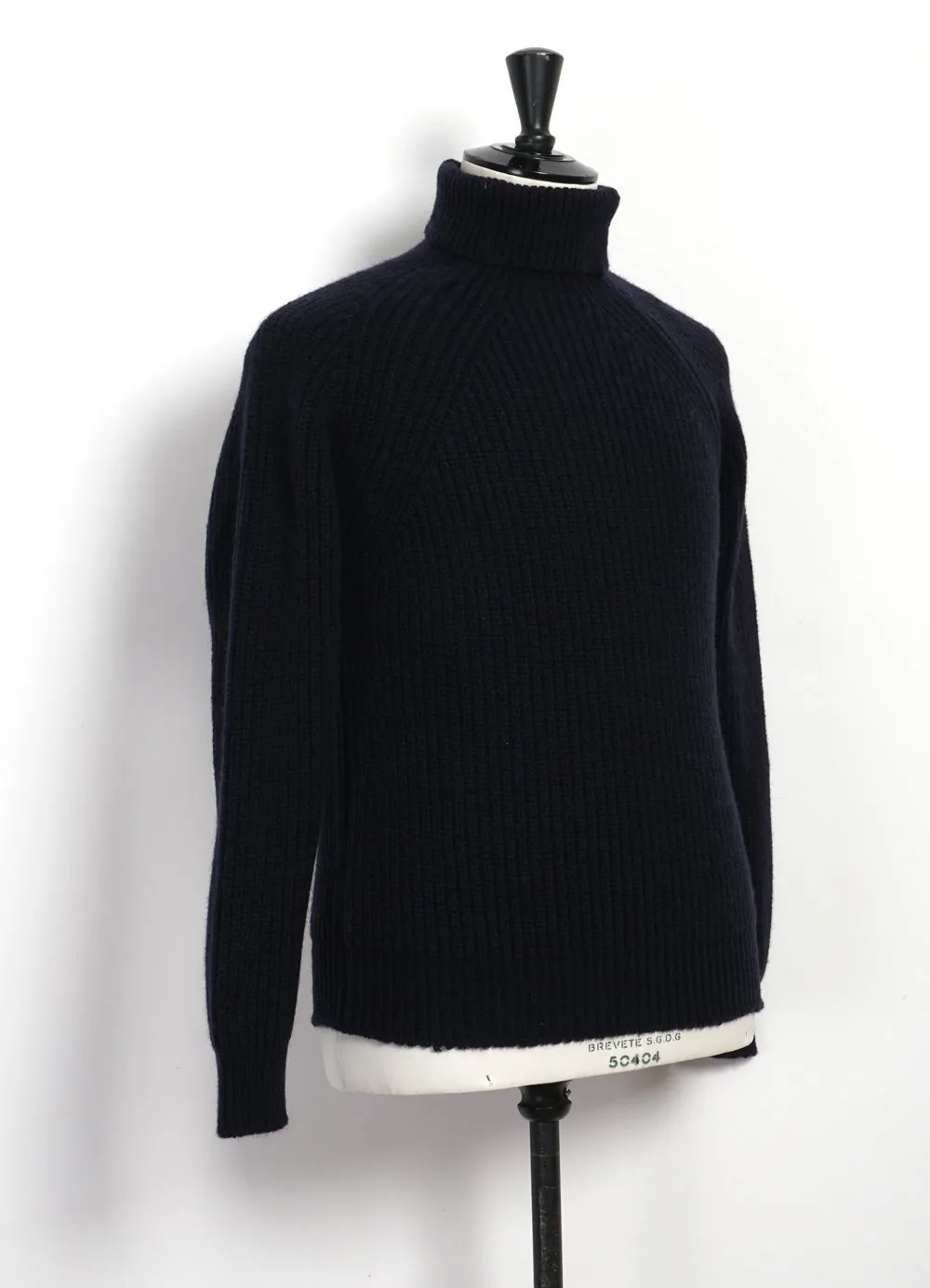 BOAT BUILDER | Merino & Cashmere Turtleneck | Marino