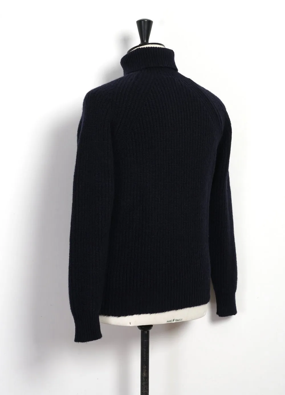 BOAT BUILDER | Merino & Cashmere Turtleneck | Marino