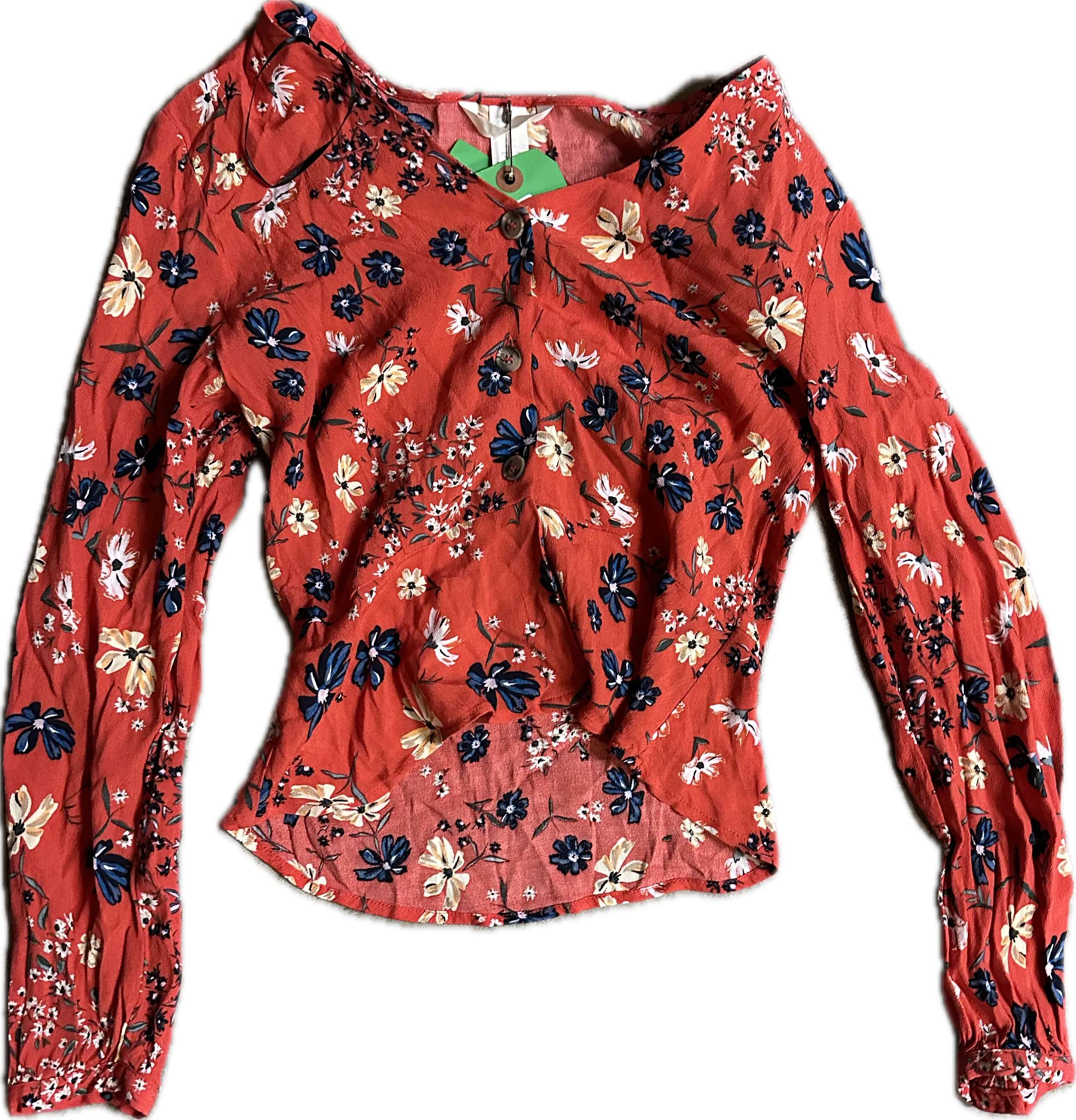 BONES: Angela's H&M Flower Pattern Shirt (S)