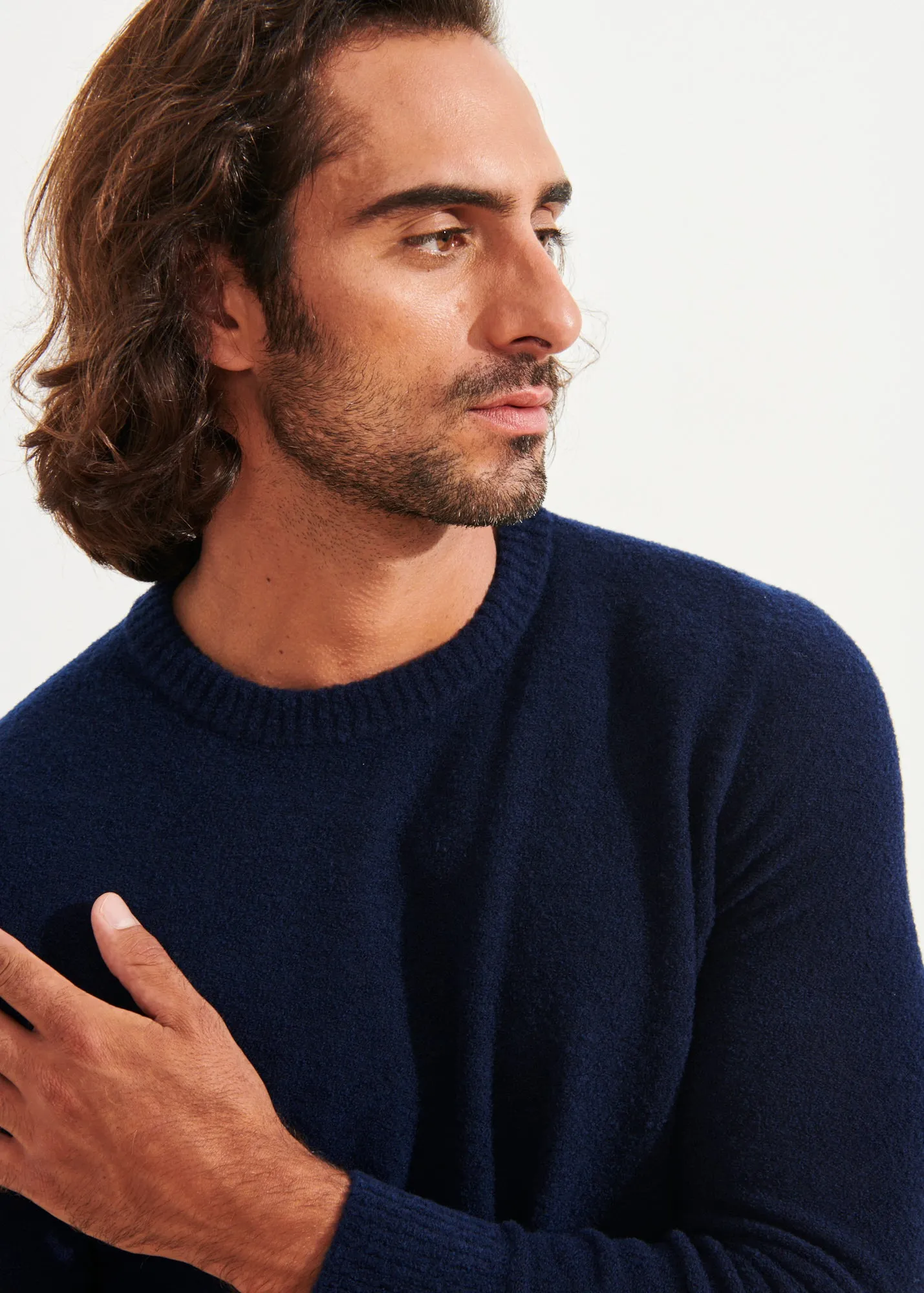 BOUCLE MERINO CREWNECK