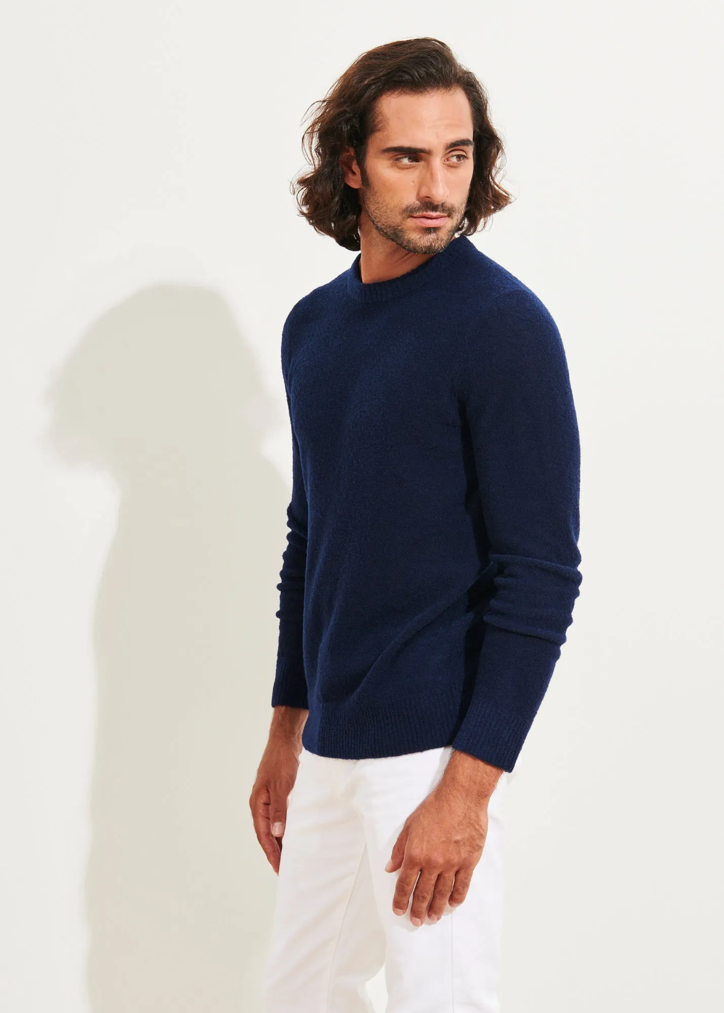 BOUCLE MERINO CREWNECK