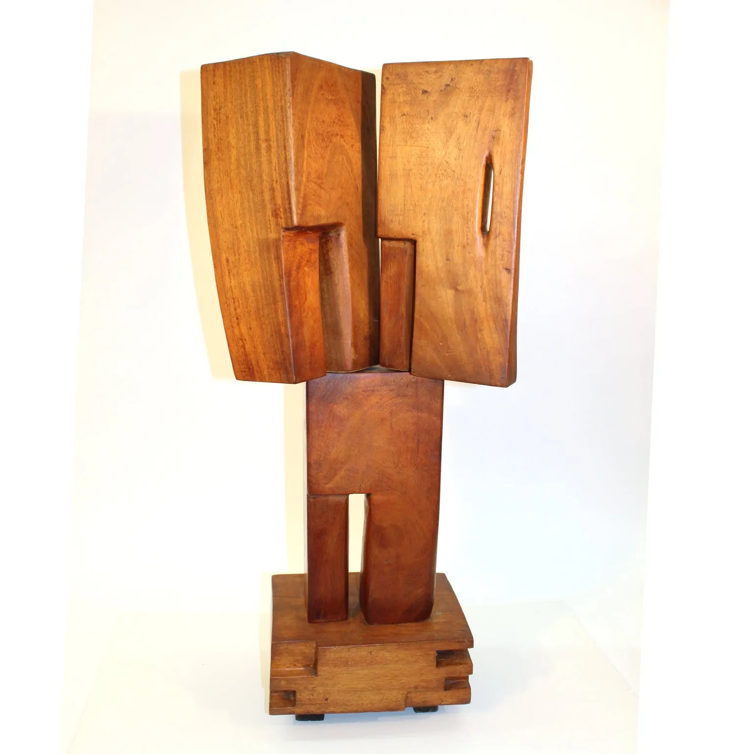 Bronka Stern 'The Shrine' Mid-Century Constructivist Spiritual Wood Sculpture