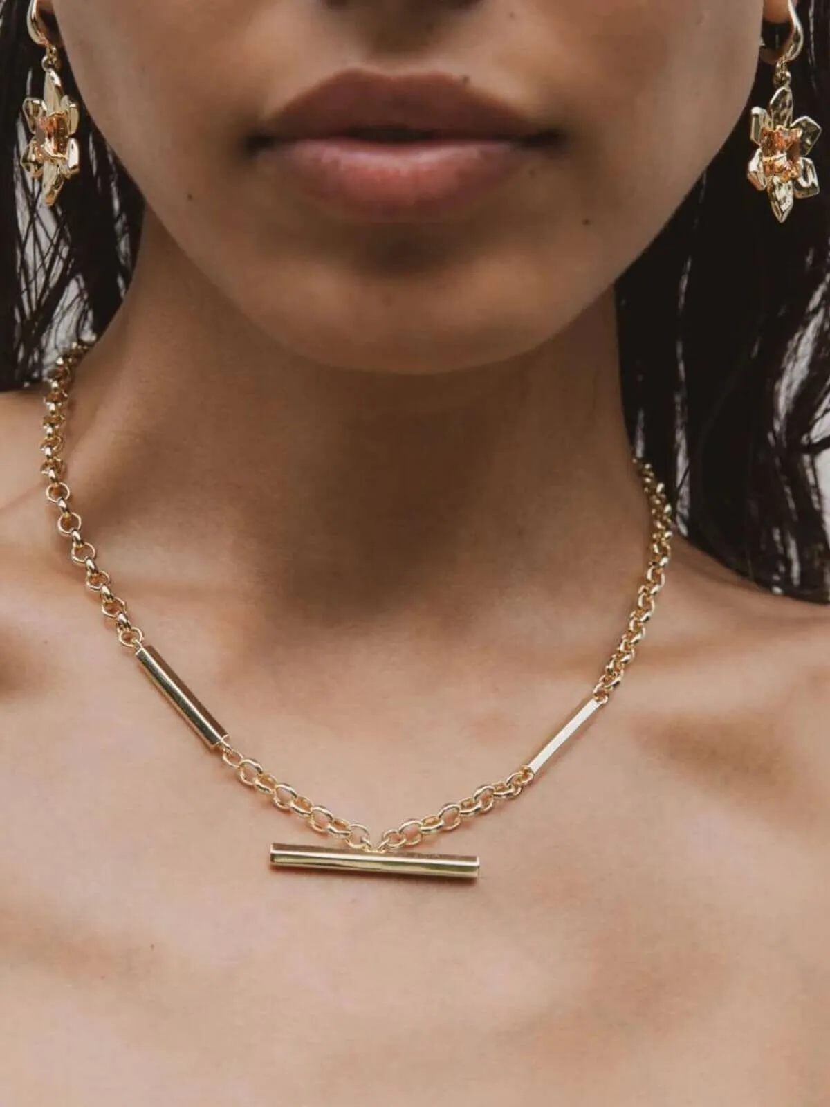 Classic Rolo Necklace: Brass   18K Gold