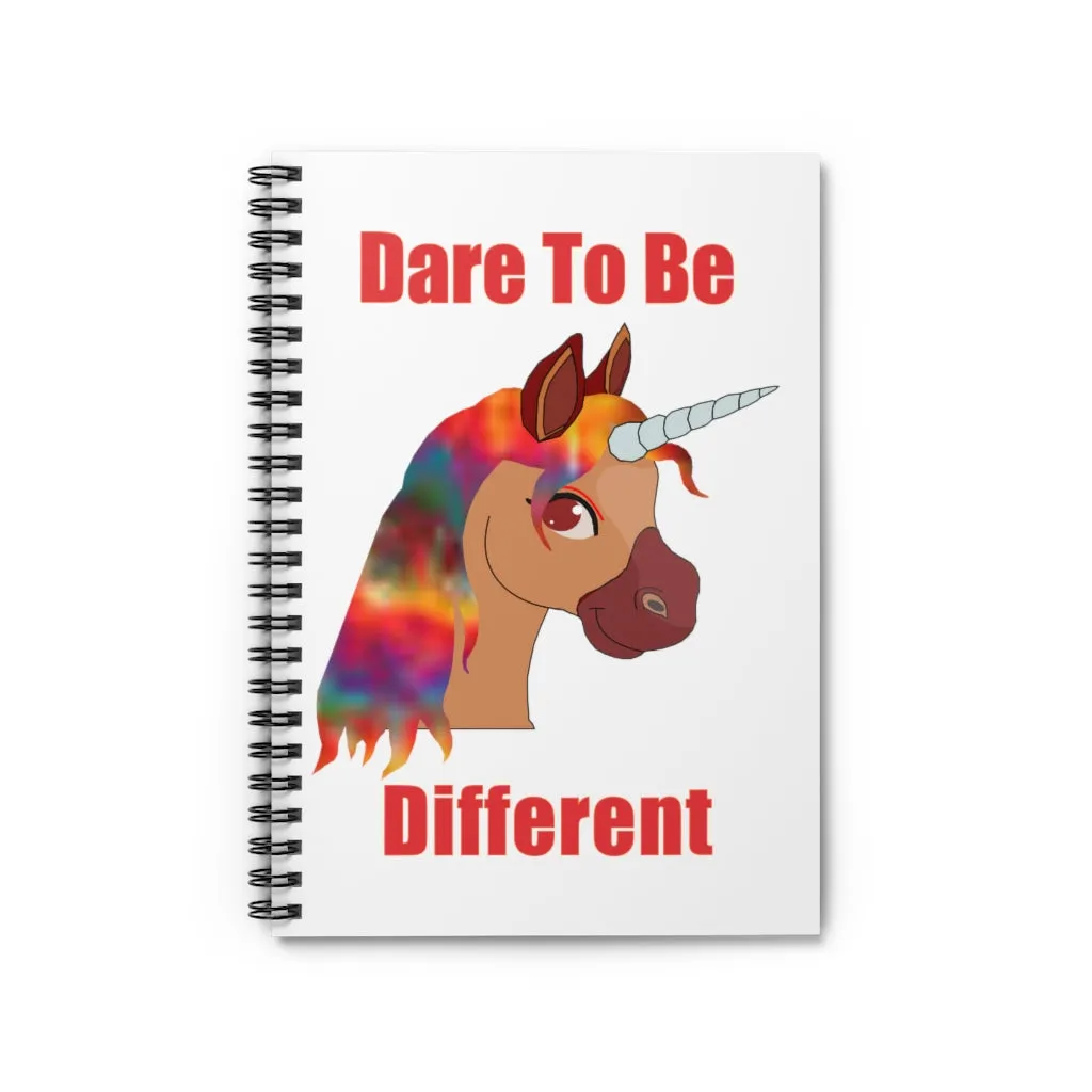 Dare to Be Different, Spiral Lined Notebook (W)