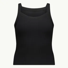 Essential Tank Rib - Black