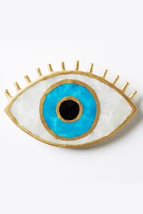 Evil Eye Aqua Tile