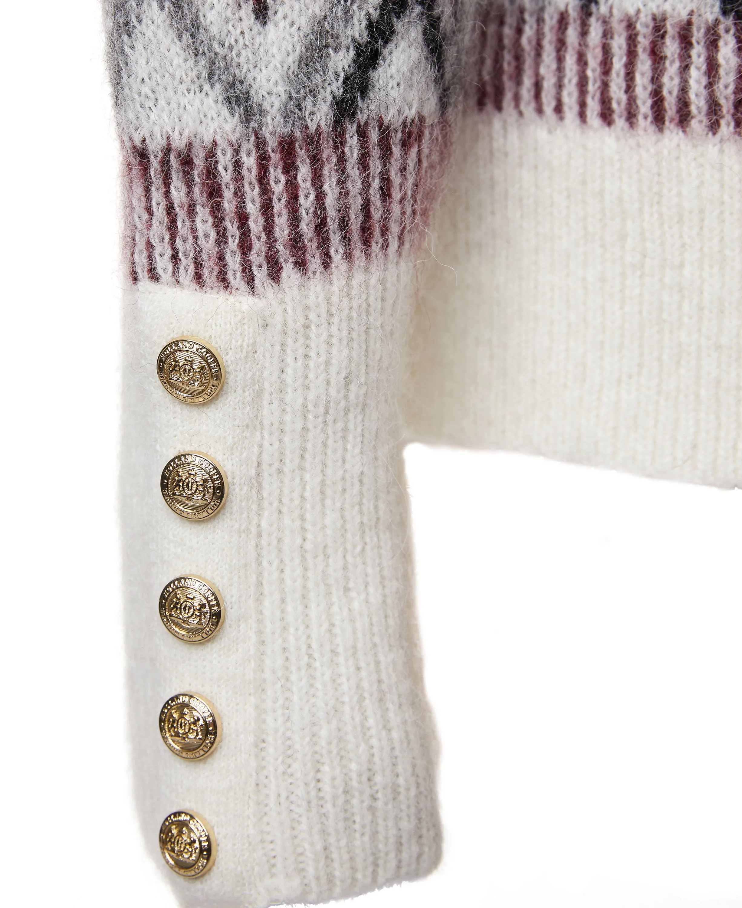 Fairisle Knit Jumper - Cream