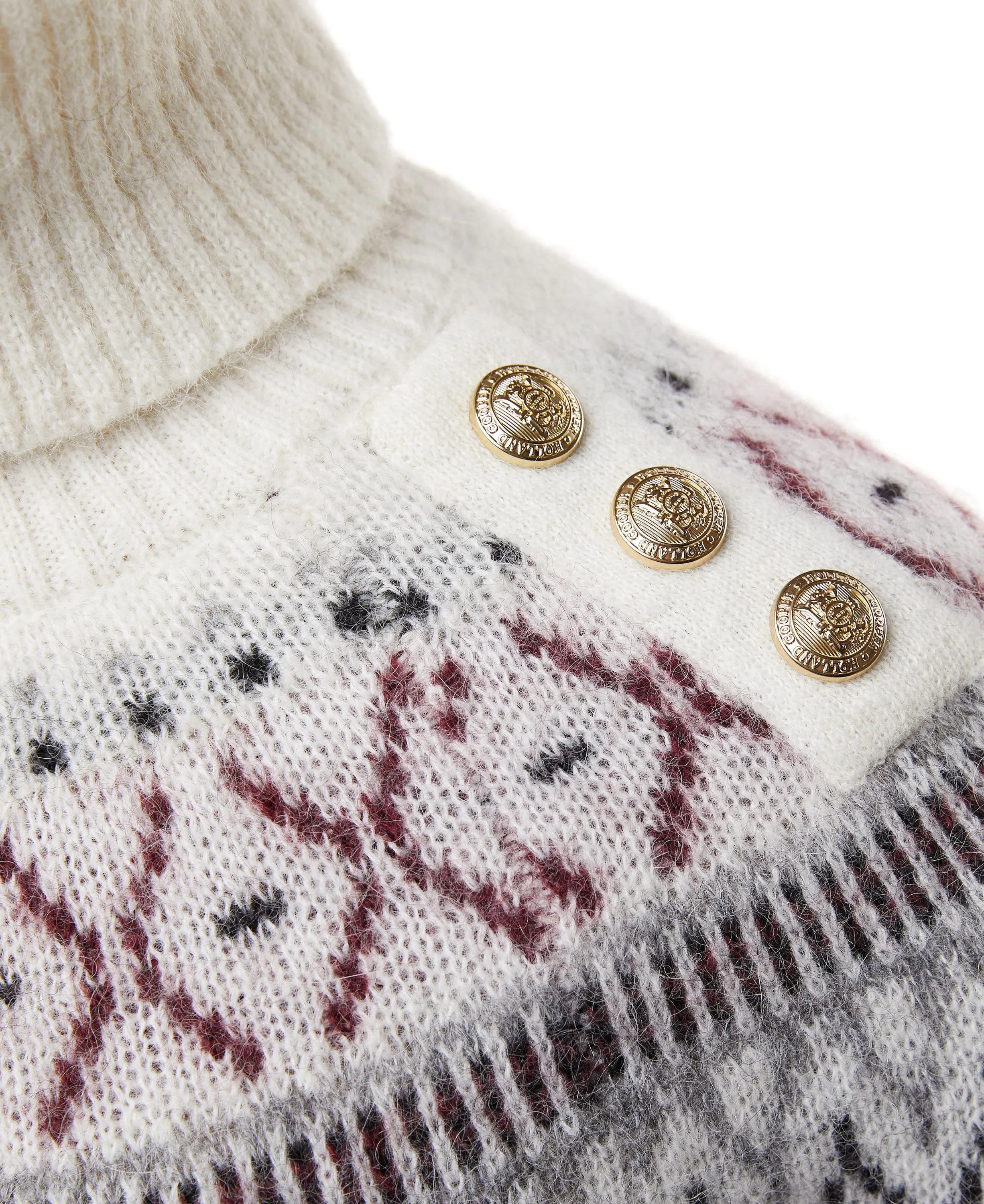 Fairisle Knit Jumper - Cream