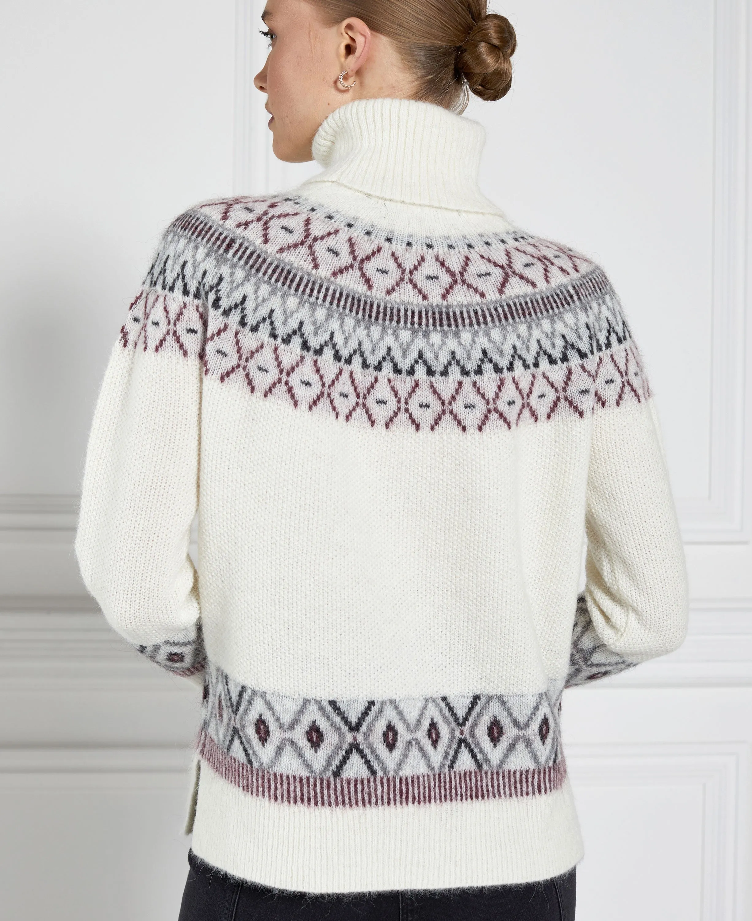 Fairisle Knit Jumper - Cream