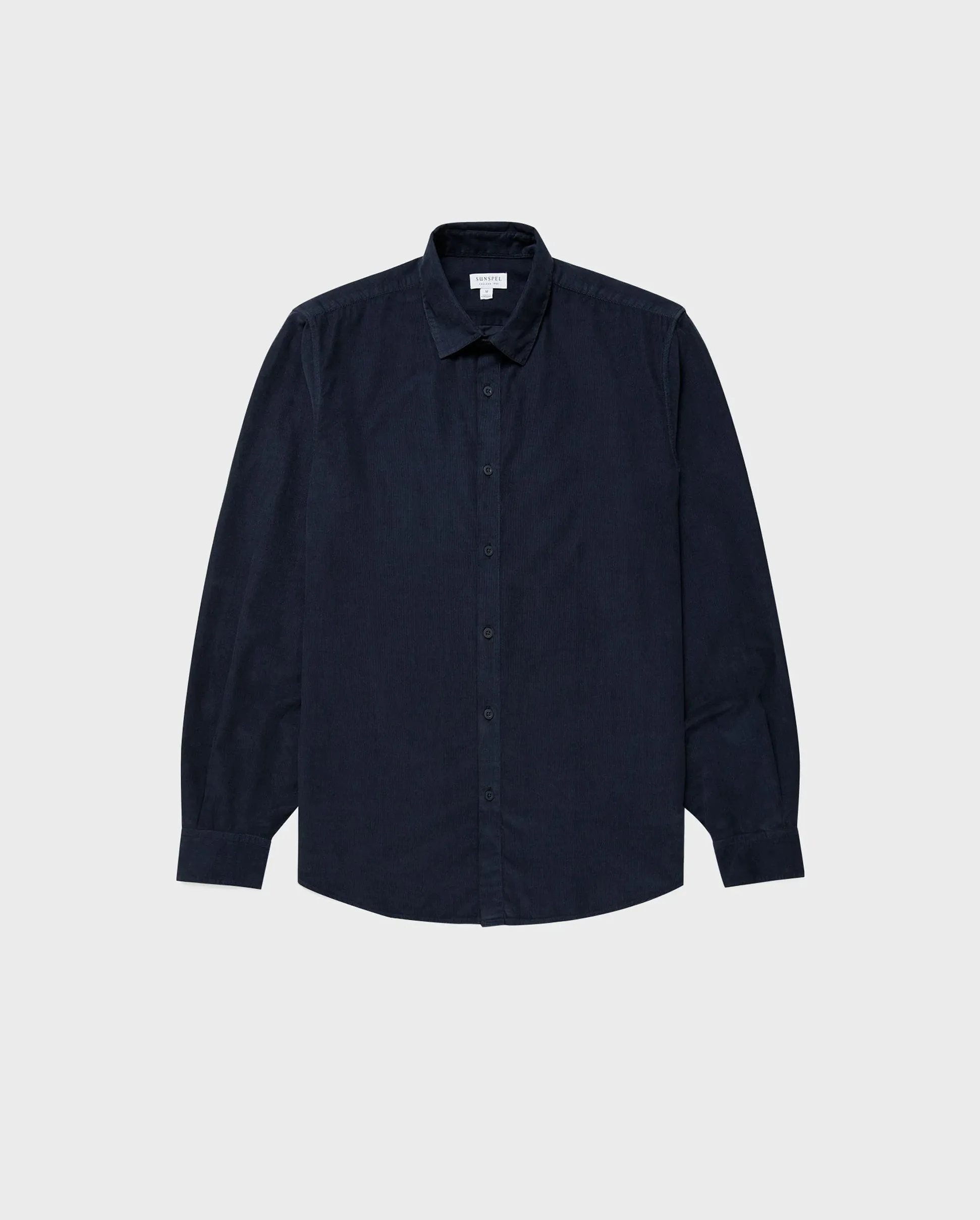 FINE CORD SHIRT / NAVY