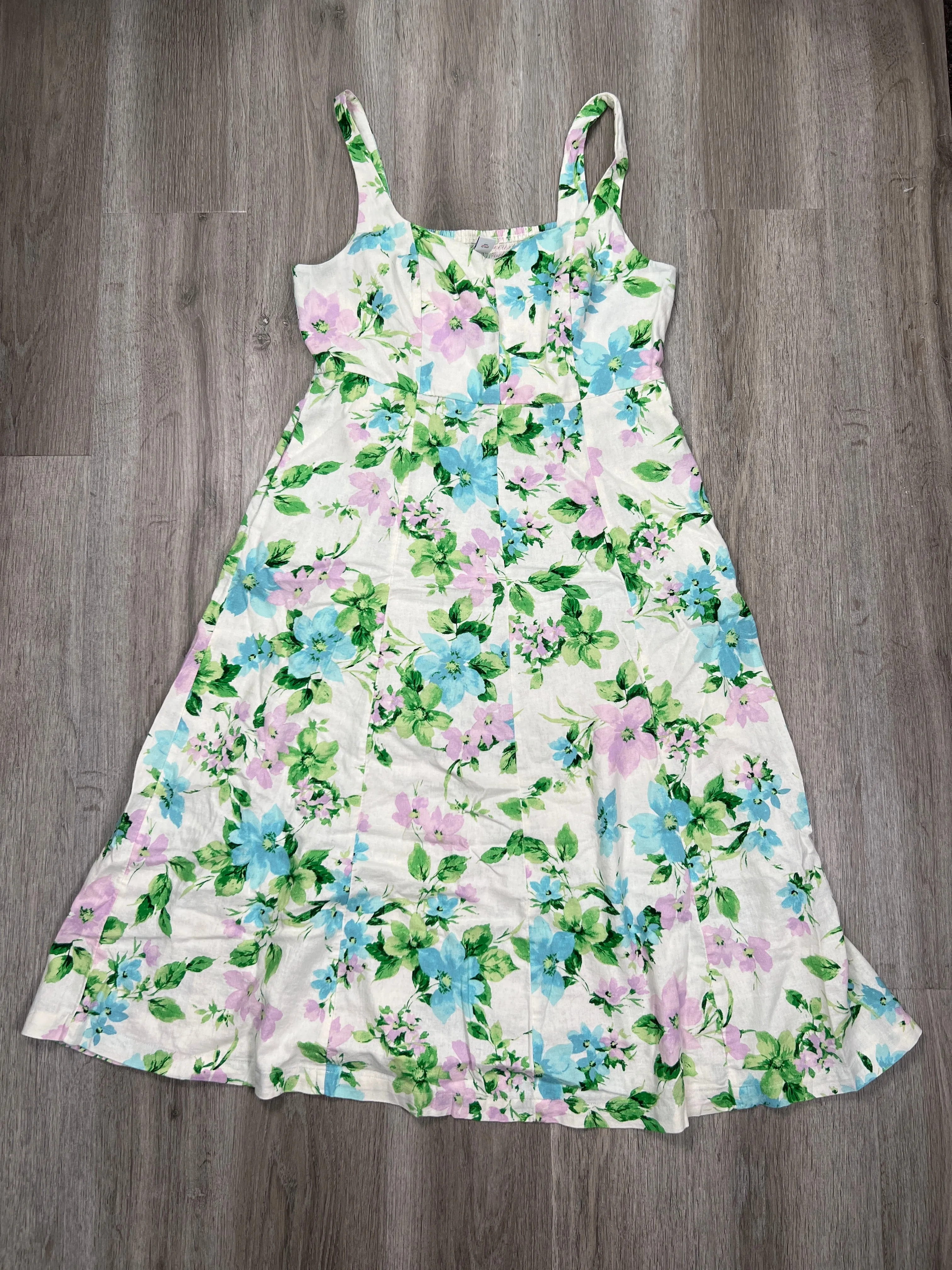 Floral Print Dress Casual Midi Old Navy, Size L