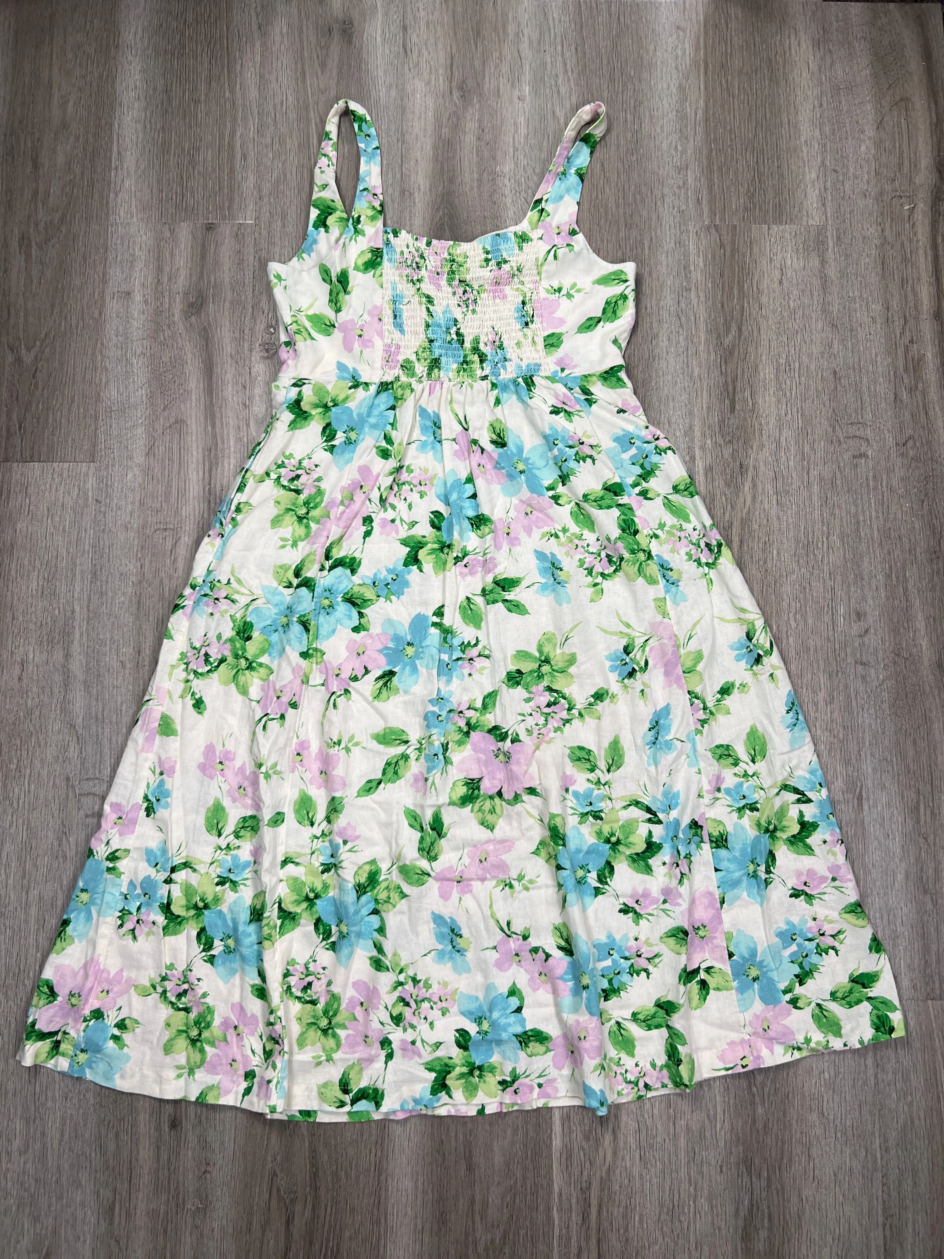 Floral Print Dress Casual Midi Old Navy, Size L