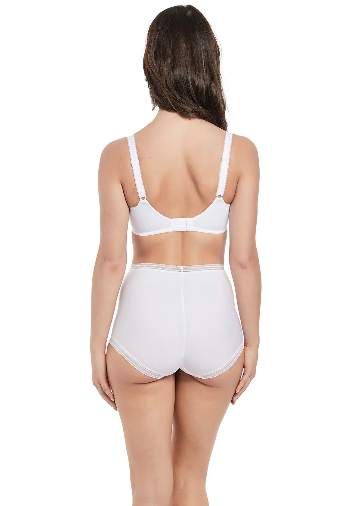 Fusion Full Cup Side Support Bra - White