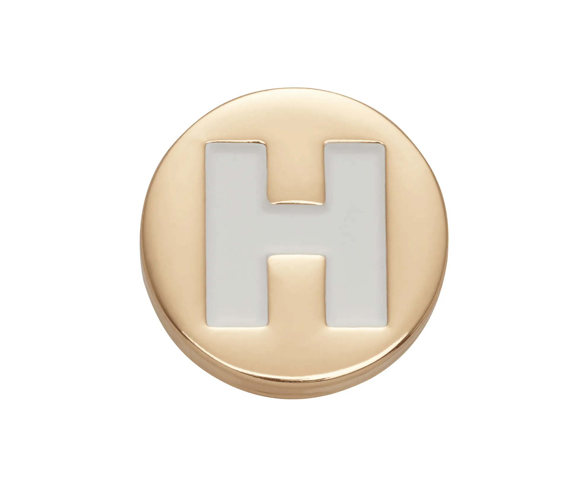 Gold Letter H