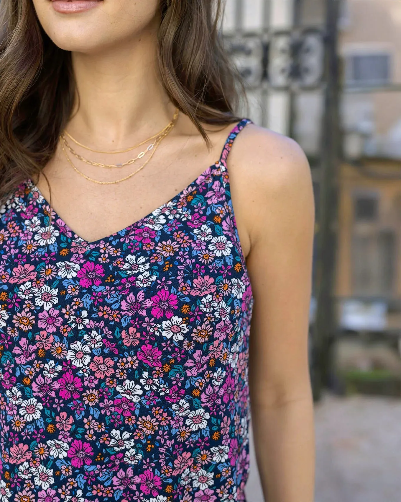 Grace & Lace | V Neck Cami - Spring Floral*