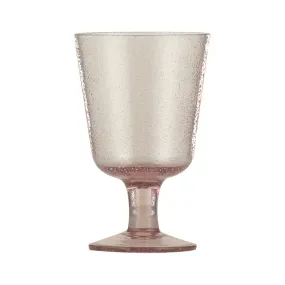 Handmade Wine Glass - Old Rose