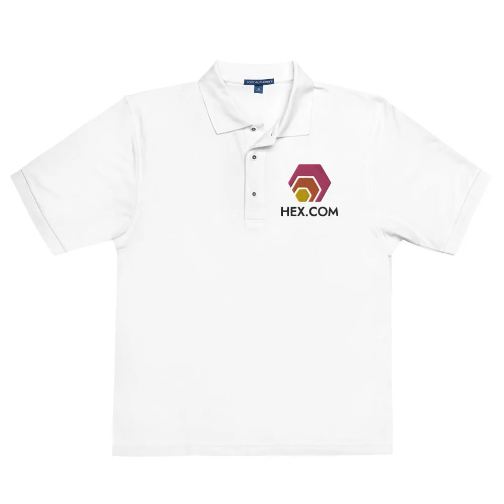 HEX.COM Men's Premium Polo