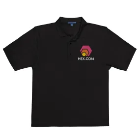 HEX.COM Men's Premium Polo