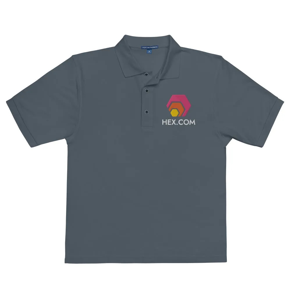 HEX.COM Men's Premium Polo