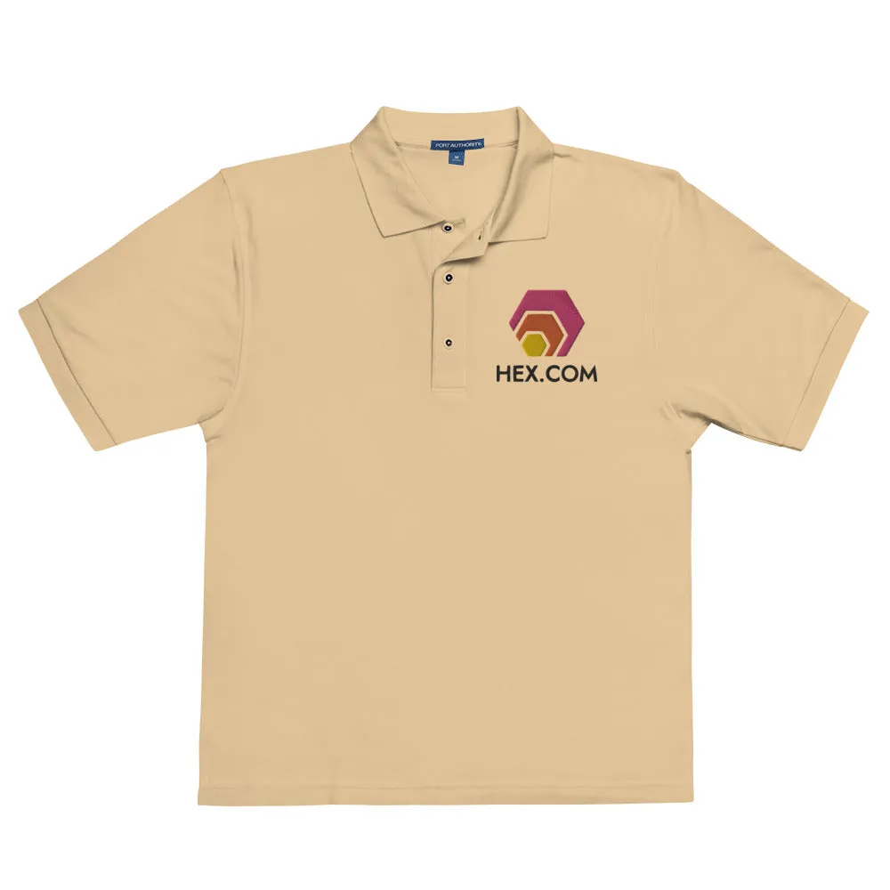 HEX.COM Men's Premium Polo