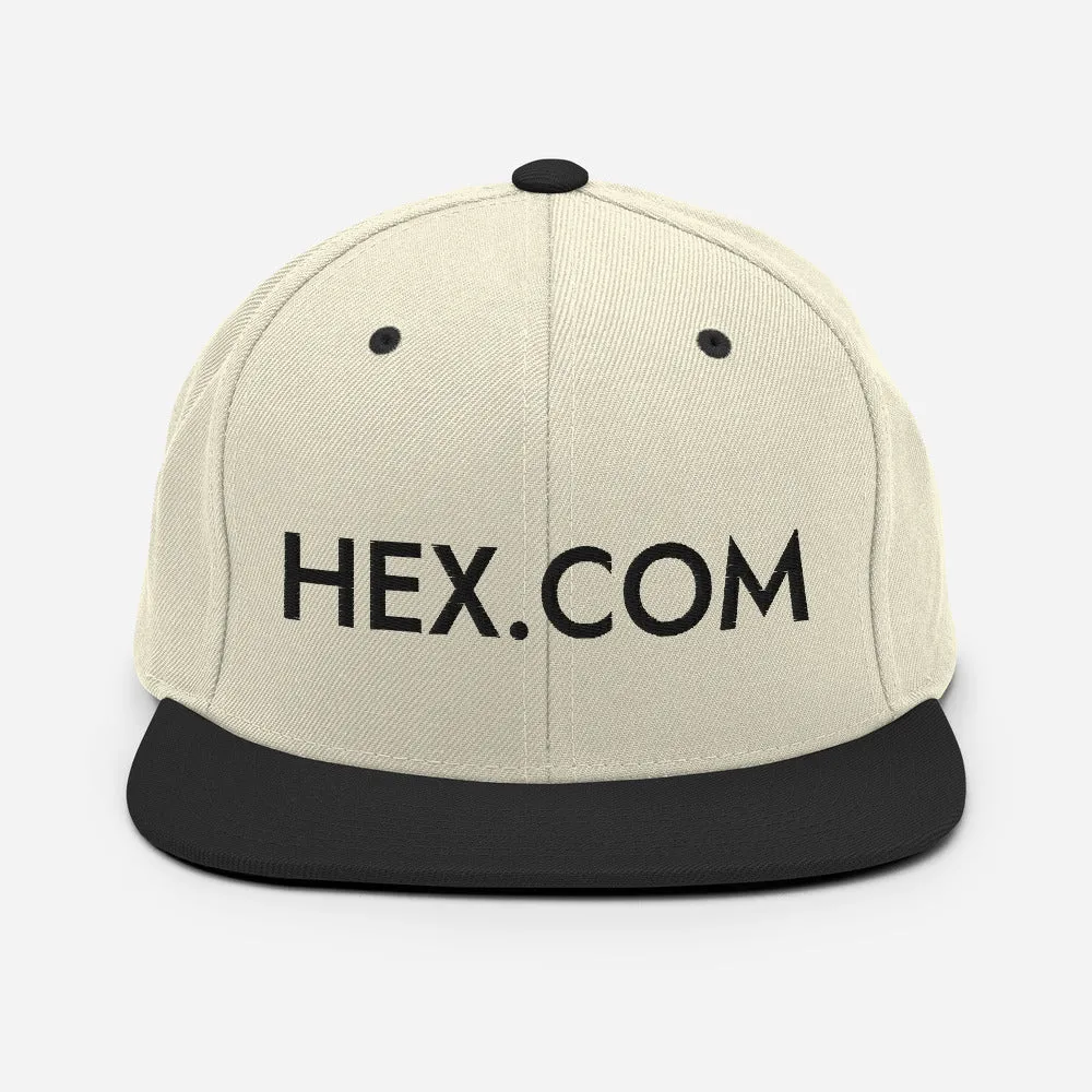 HEX.COM Snapback Hat