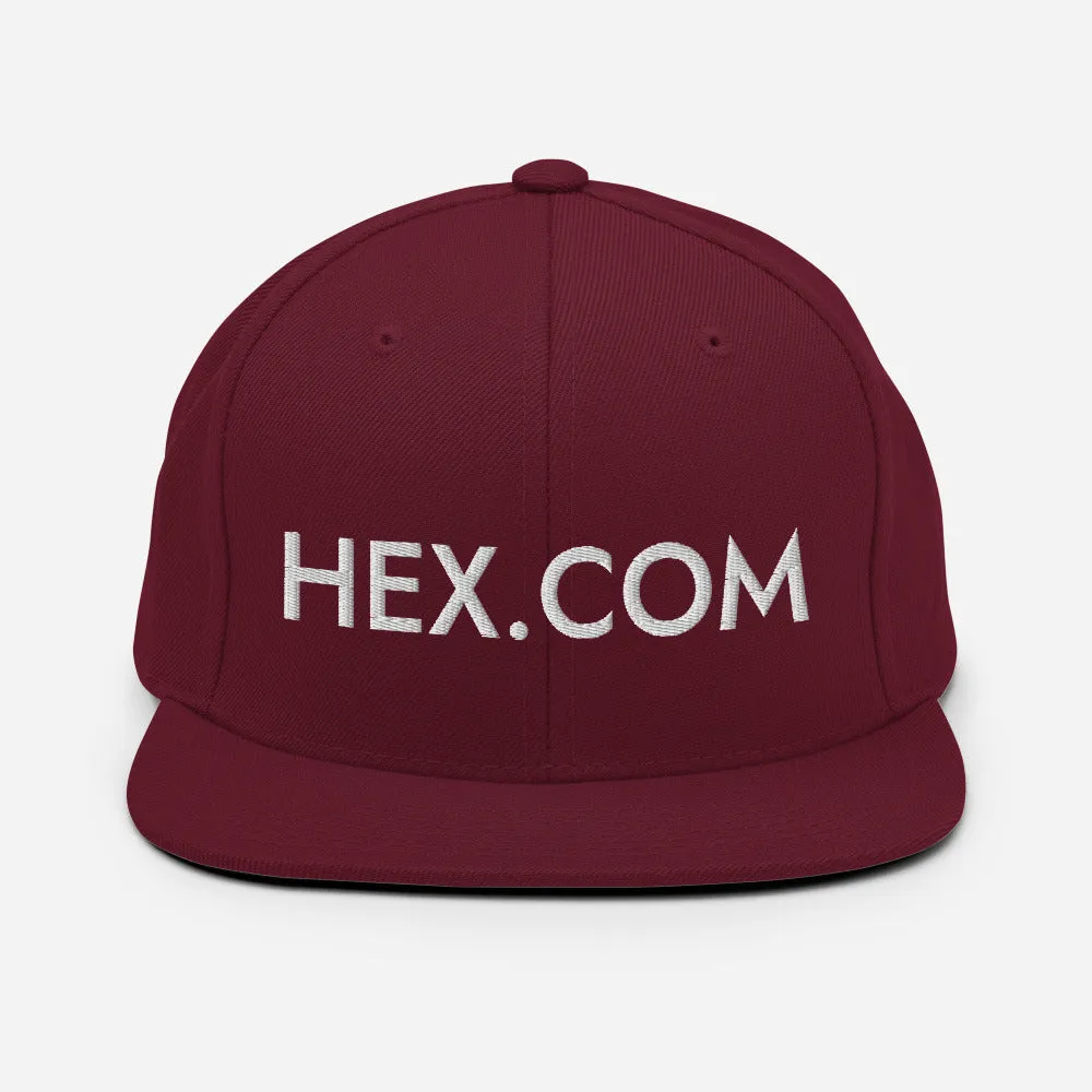 HEX.COM Snapback Hat