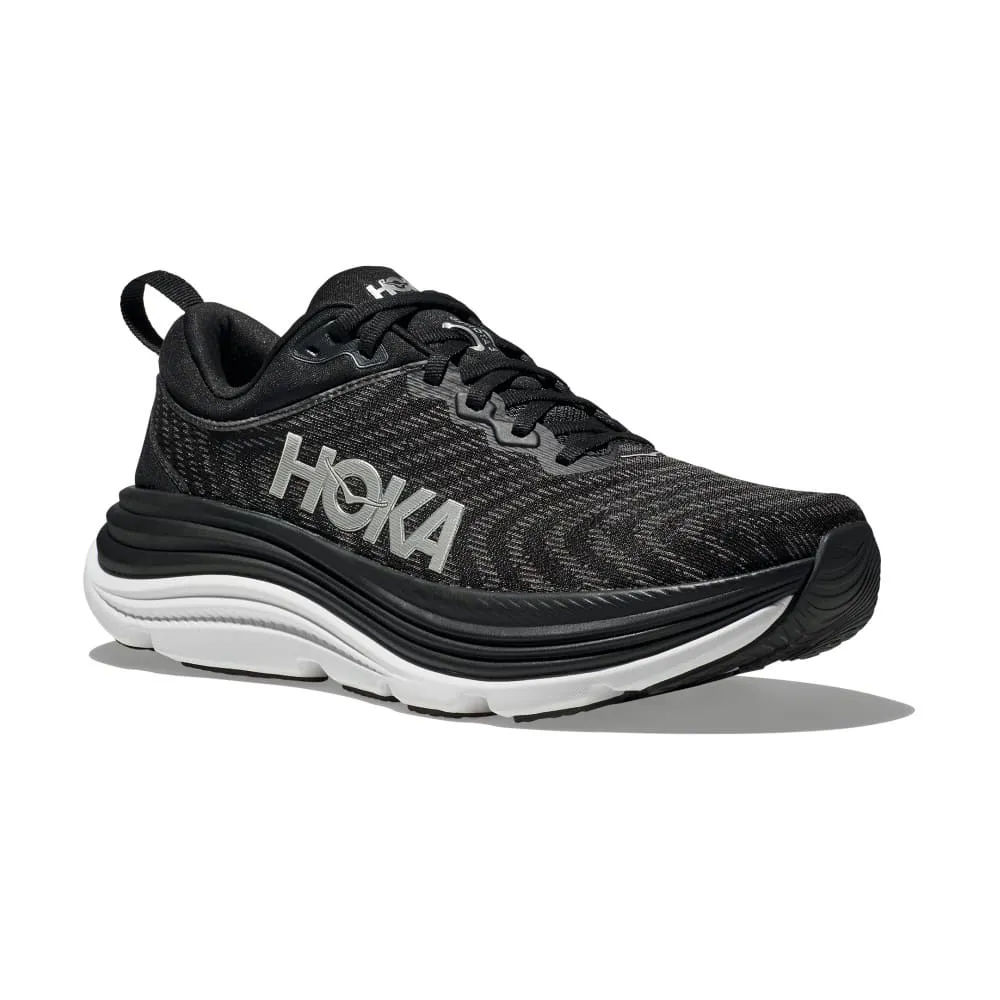 Hoka Gaviota 5 Black/White Running Shoe (Men's)