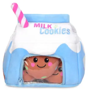 Iscream Milk and Cookies Packaging Fleece Plush