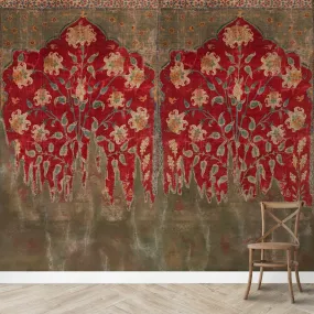 Kaleen Wallpaper Artfully designed for walls Red