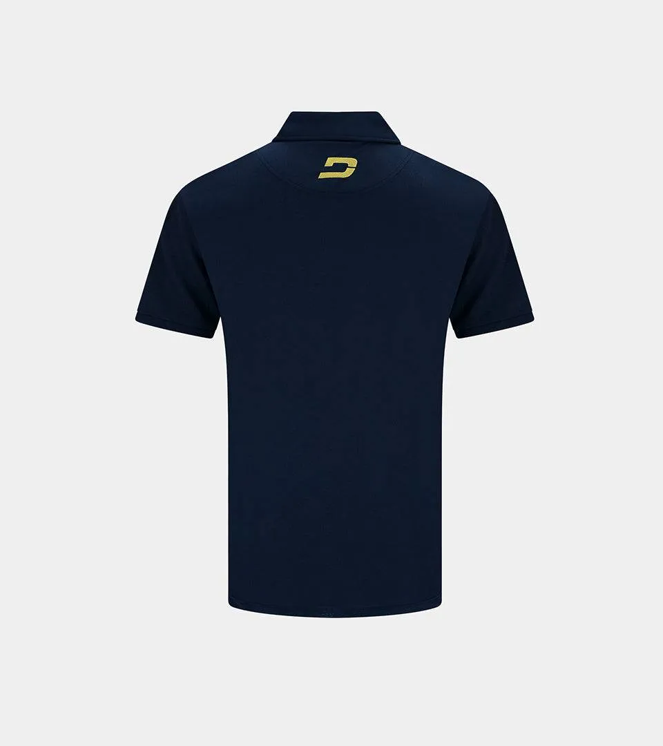 KIDS BLOCK PIQUE POLO NAVY YELLOW