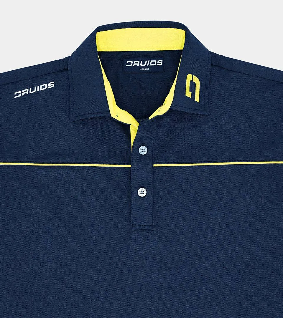 KIDS BLOCK PIQUE POLO NAVY YELLOW