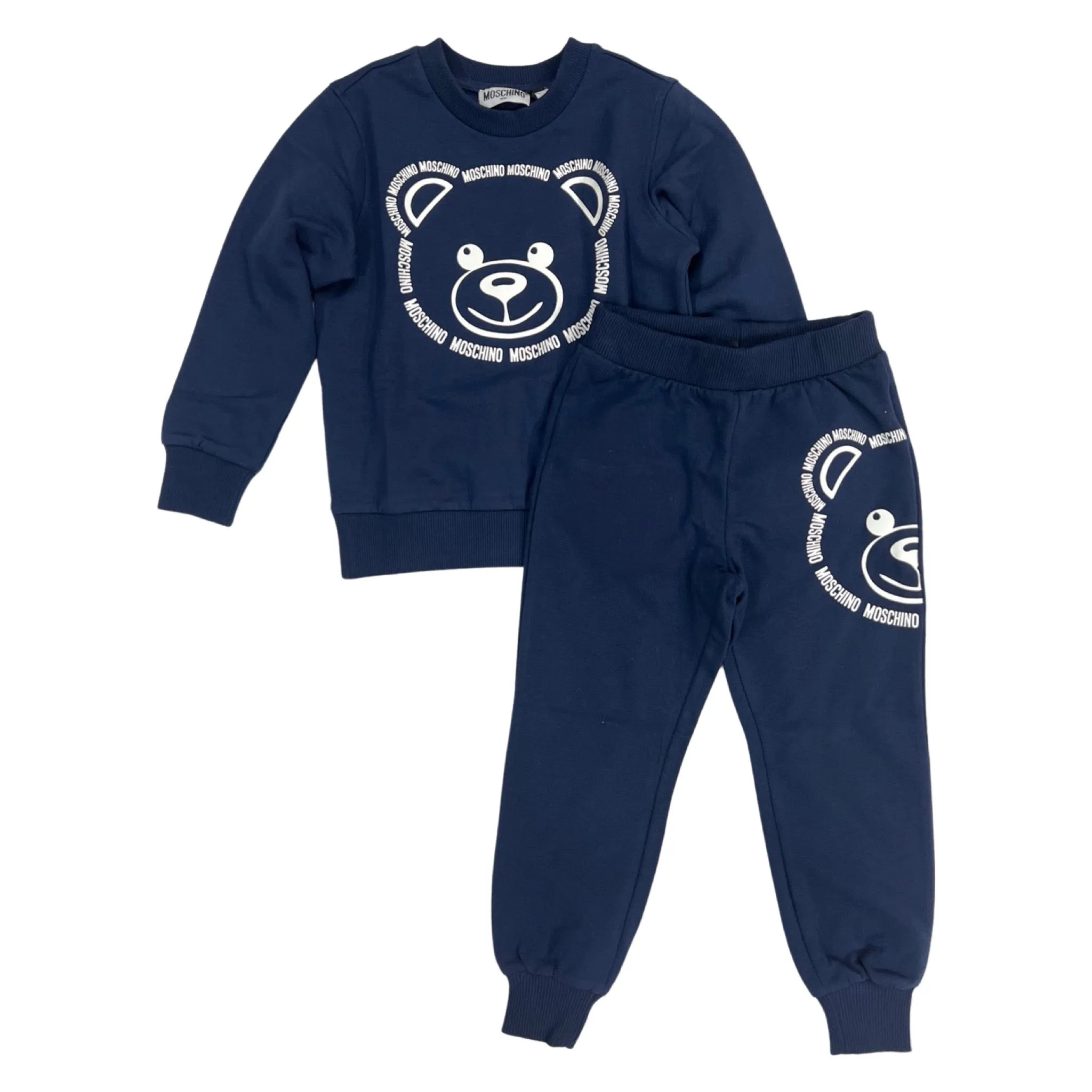 Kids Logo Teddy Navy Set (H7F039)