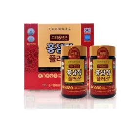 Korea 6 Years Red Ginseng Extract Plus 500g Health Supplements Blood Circulation Immunity Gifts Fatigue Vitality Memory