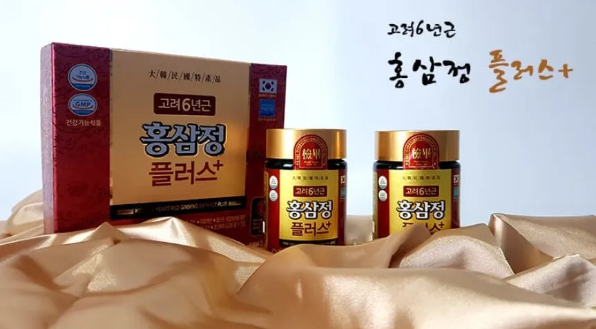 Korea 6 Years Red Ginseng Extract Plus 500g Health Supplements Blood Circulation Immunity Gifts Fatigue Vitality Memory