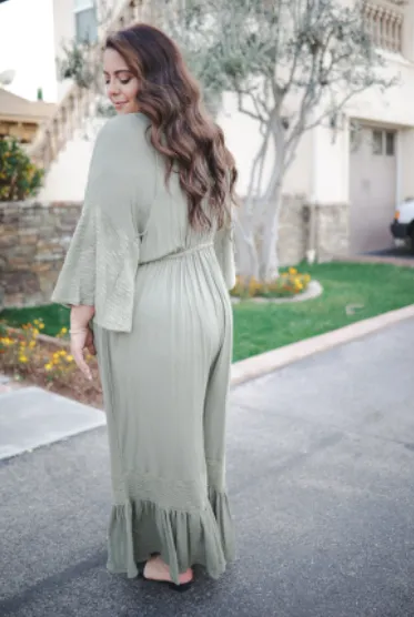 #L840 Maxi Illusions Jumpsuit