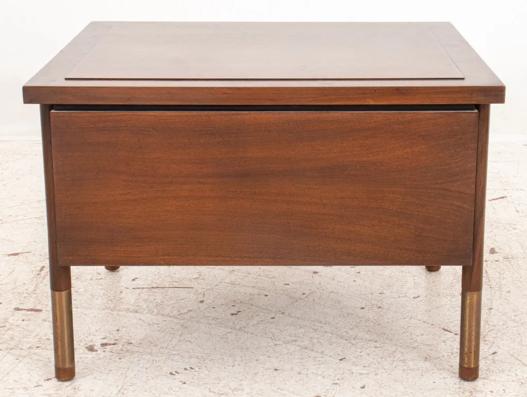 Midcentury Lamp Table - Cabinet