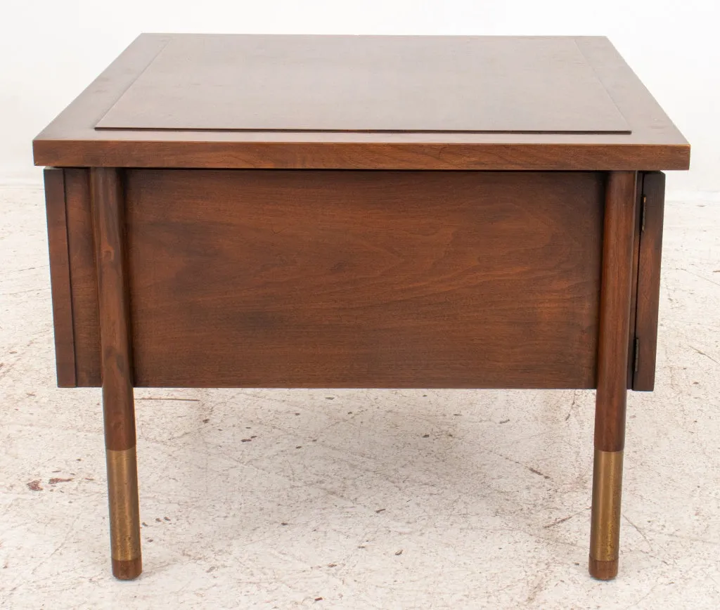 Midcentury Lamp Table - Cabinet