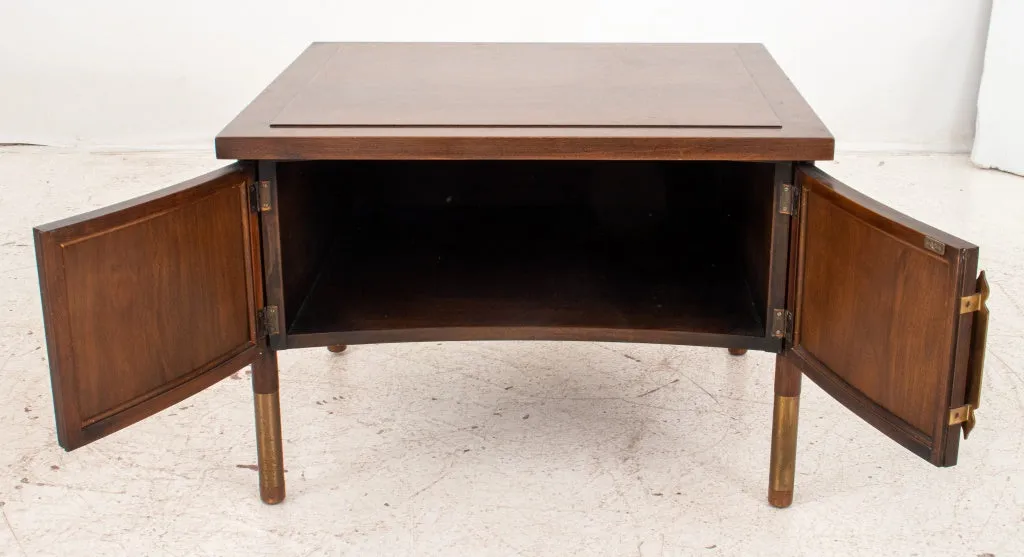 Midcentury Lamp Table - Cabinet