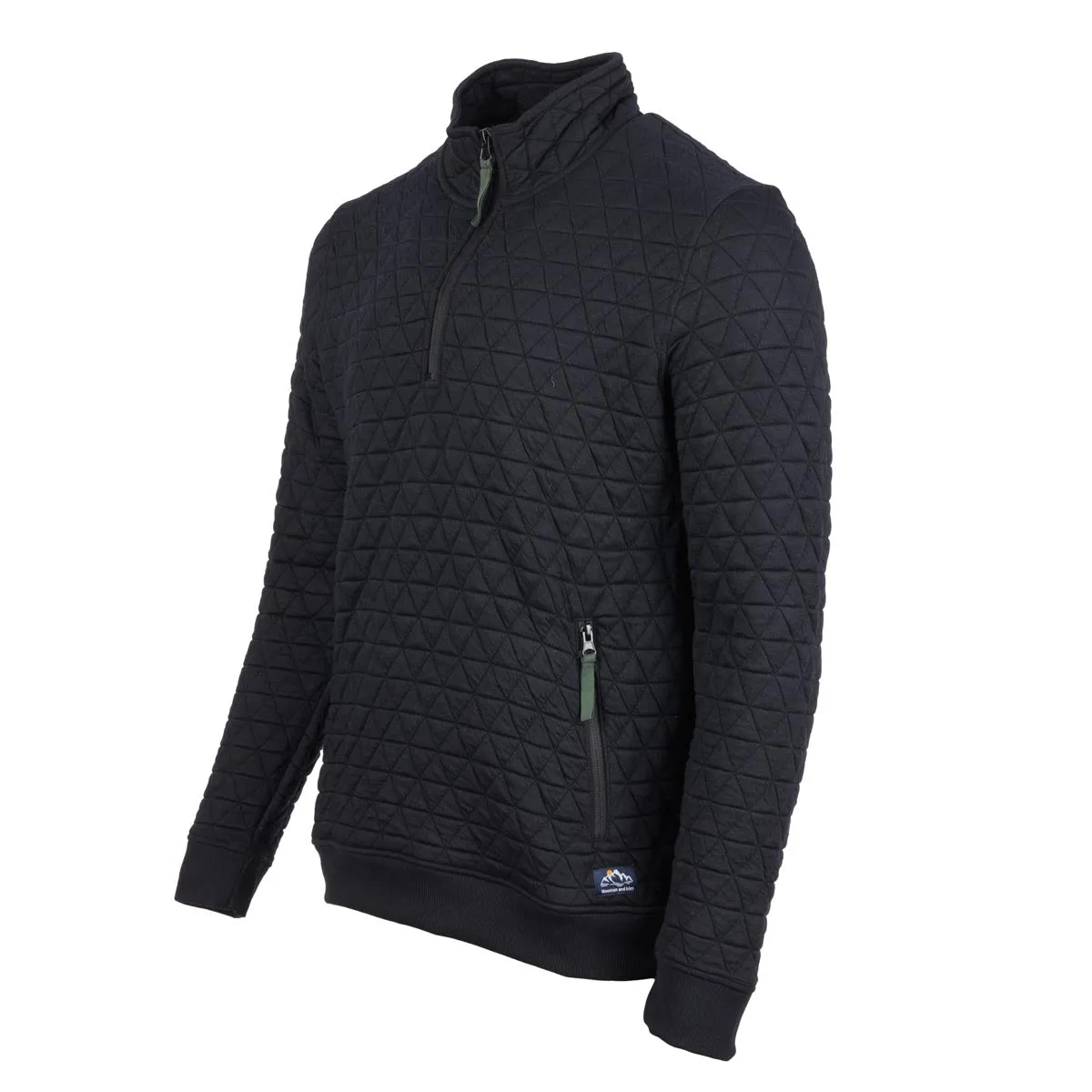 Mountain and Isles Men's Quilted 1/4 Zip Pullover